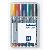 Folienstifte-Set Lumocolor, 316 WP8, 8-farbig sortiert, 0,6mm, Rundspitze, teils nachf&uuml;llbar