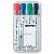 Boardmarker-Set Lumocolor 351, 351-WP4, Etui, rot, blau, gr&uuml;n, schwarz, 2mm Rundspitze