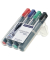 Permanentmarker-Set Lumocolor, 352 WP4, Pack, 4-farbig sortiert, 2mm Rundspitze