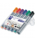 Flipchartmarker-Set Lumocolor, 356 B WP6, Packung, orange,rot,grün,violett,blau,schwarz, 2-5mm Keilspitze