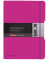 Notizbuch 11361474, pink, A4, liniert+kariert, 80g, 80 Blatt / 160 Seiten