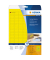 Etiketten Special 4243, gelb, 25,4x10mm, rechteckig