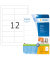 Etiketten Premium 5056, weiß 97x42,3mm, rechteckig, 
