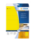 Etiketten Special 5058, gelb, 105x42,3mm, rechteckig