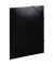 Gummizugmappe 19513, A3 schwarz Polypropylen (PP), mit 3 Einschlagklappen