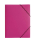 Eckspannmappe Lucy Trend 21613-34, A4 dunkelrosa/pink Polypropylen 80g, mit 3 Einschlagklappen