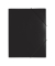 Eckspannmappe Lucy Trend 21613-01, A4 schwarz Polypropylen 80g, mit 3 Einschlagklappen