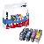 Druckerpatrone C72V, 1508,0005 kompatibel zu Canon PGI-520 BK, CLI-521 C/M/Y, Multipack, schwarz, cyan, magenta, gelb