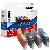 Druckerpatrone C90V, 1520,005 kompatibel zu Canon CLI-551 XL BK/C/M/Y, Multipack, schwarz, cyan, magenta, gelb