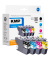 4 B58V schwarz, cyan, magenta, gelb Tintenpatronen ersetzen brother LC-3217VALDR