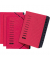 Ordnungsmappe 24122-01, 1-12 / AB-XYZ, rot, A4, 12 F&auml;cher