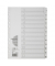 Kartonregister 31005-08, 1 bis 12, A4, 160 g/m², weiße Taben, 12-teilig