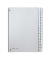Pultordner 24329 A4 1-31 silber 32-teilig