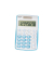 Taschenrechner 120 Solar-/Batterie LCD-Display weiß/blau 1-zeilig 12-stellig