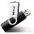 USB-Stick Basic Line 3503470, schwarz/silber, USB 2.0, 16 GB