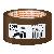 Packband Classic 57212-00000-04, 50mm x 66m, braun