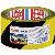 Signalklebeband Tesapack Signal 58130-00-00, 50mm x 66m, PVC, leise abrollbar, gelb/schwarz