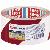 Signalklebeband Tesapack Signal 58131-00-00, 50mm x 66m, PVC, leise abrollbar, rot/weiß