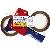Packbandabroller Tesapack 57108-00000-01, mit Bremse, mit 2x Packband 50mm x 66m