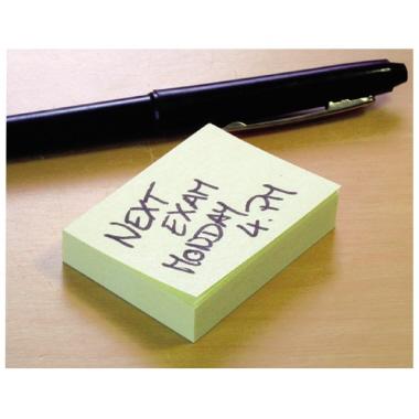 Produktbild von 3x Tesa Haftnotizen 75x75 Mm – 100 Blatt Pro Block, Gelb, Selbstklebend Und Rückstandsfrei