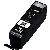 Druckerpatrone PGI-550 XL PGBK 6431B001 (PGI-550XL PGBK), schwarz, ca. 500 Seiten