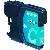 Druckerpatrone LC1100C (LC-1100C), cyan, ca. 325 Seiten