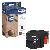 Druckerpatrone LC12EBK (LC-12EBK), schwarz, ca. 2400 Seiten