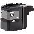 Druckerpatrone LC12EBK (LC-12EBK), schwarz, ca. 2400 Seiten