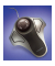 Trackball Orbit Optical, 2 Tasten, mit Kabel, USB-Kabel, ergonomisch, schwarz, silber