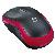 PC-Maus Wireless Mouse M185 910-002240, 3 Tasten, kabellos, USB-Funk, optisch, schwarz, rot