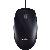 PC-Maus M100 910-005003, 3 Tasten, mit Kabel, USB-Kabel, optisch, grau