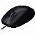 PC-Maus M100 910-005003, 3 Tasten, mit Kabel, USB-Kabel, optisch, grau