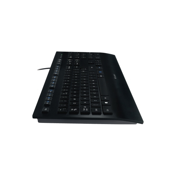 logitech PC-Tastatur K280e 920-008669, mit Kabel (USB), flach,  Sondertasten, schwarz - Bürobedarf Thüringen
