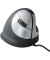 Vertikalmaus Ergo Vertical Mouse rechts RGOHE, 5 Tasten, mit Kabel USB, Rechtsh., ergonomisch, optisch, schwarz, grau
