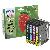 Druckerpatrone 29XL / T2996XL C13T29964012 (kompatibel zu Epson 29XL), schwarz/cyan/magenta/gelb, ca. 1 x 470 Seiten schwarz / 3