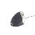 Vertikalmaus Evoluent 4, 5 Tasten, mit Kabel, USB-Kabel, Rechtsh&auml;nder, ergonomisch, hohe Aufl&ouml;sung, optisch, schwarz, silber