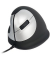 Vertikalmaus Ergo Vertical Mouse links RGOHELE, 5 Tasten, mit Kabel USB, Linkshänder, ergonomisch, optisch, schwarz grau