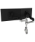 Caparo 4 D2 Twin Monitor-Halterung silber, schwarz