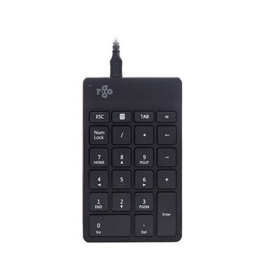 R-Go Nummernblock Numpad Break verkabelt schwarz