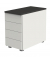 Standcontainer 12419213 Move, wei&szlig;/anthrazit, 4 Schubladen, Spanplatte, melaminbeschichtet, abschlie&szlig;bar