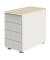 Standcontainer 12419350 Move, wei&szlig;/Ahorn, 4 Schubladen, Spanplatte, melaminbeschichtet, abschlie&szlig;bar