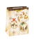 Geschenktasche 83029-SG Weihnachten Serie 9, Weihnachten, Baumwollkordel, 4 Motive sortiert, 11cm x 14cm