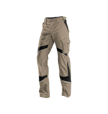 Arbeitshose ACTIVIQ, Herren, sandbraun/schwarz, Gr&ouml;&szlig;e 52