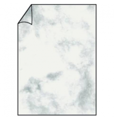 Motivpapier Paperado 16400114, grau marmoriert, A4, 100g Motivpapier Paperado 16400114, grau marmoriert, A4, 100g