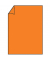 Blanko-Grußkarten Briefpapier 16402621 A4 210mm x 297mm (BxH) 160g orange Karton