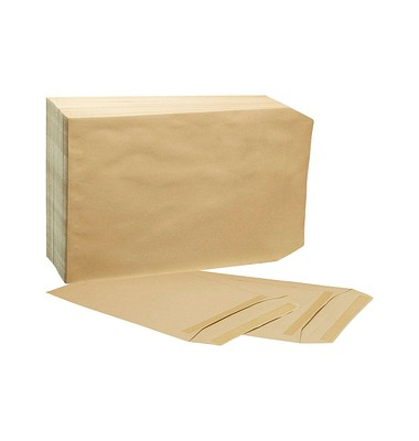 Versandtaschen 30005502, C4, ohne Fenster, selbstklebend, 90g, braun
