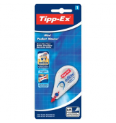 Korrekturroller 8128704 Mini Pocket Mouse, transparent, 5mm x 5m, Einweg, in Blister