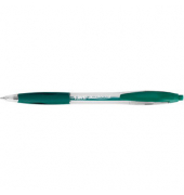 Kugelschreiber ATLANTIS Classic 0,4mm grün nicht dokumentenecht Farbe des Schaftes: transparent