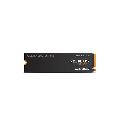 interne Festplatte BLACK SN770 WDS200T3X0E, schwarz, M.2, 2 TB, SSD