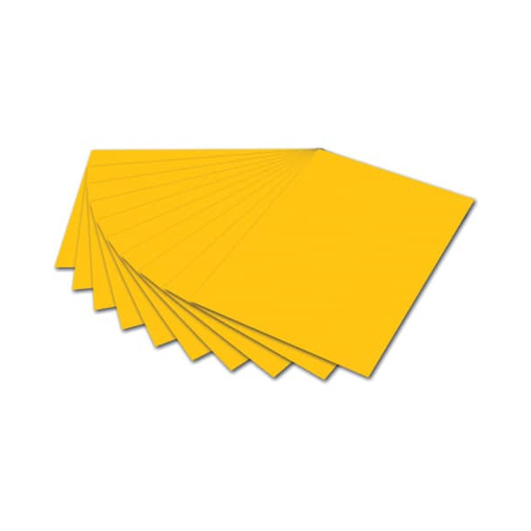 100 Stück Folia 6415 Tonpapier A4 goldgelb 4001868064155 Folia